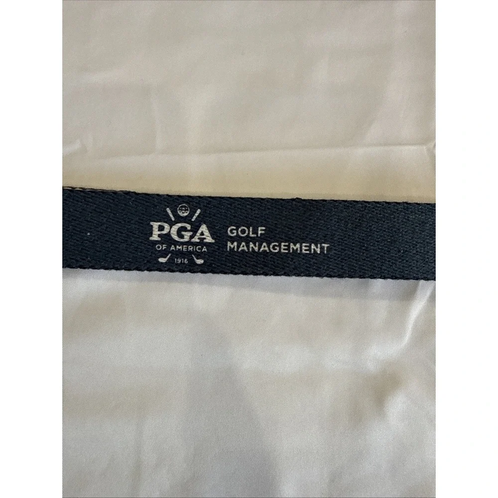 Doc Murphy Belt Reversible Canvas Red White Blue EKU PGA Of America 1916 Leather